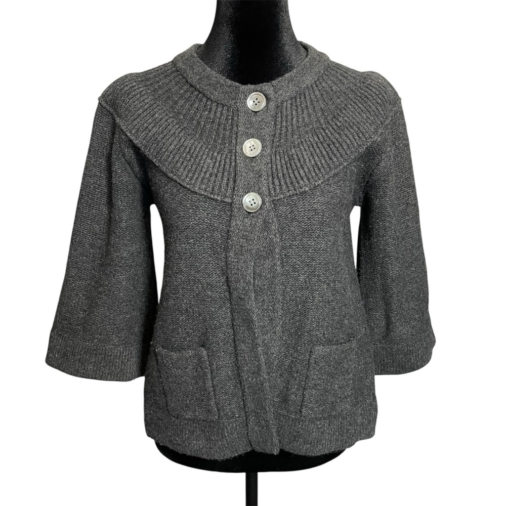 Sundance Lambswool cardigan Swing sweater small